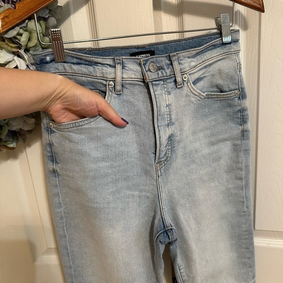 Express Slim Super High Rise Jean Stretch - Picture 4 of 12